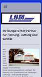 Mobile Screenshot of lueftungsbau-gmbh.de